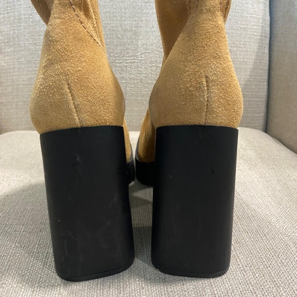 New Larroude Nicole Hi Boot Toasted Size 9.5 - Picture 10 of 14